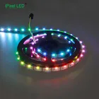 Side View Led Strip Led Led Flex Strip Smd4020 Side View Slim Led Flex Strip 60pixels Sk6812 Digital Edge Strip Light