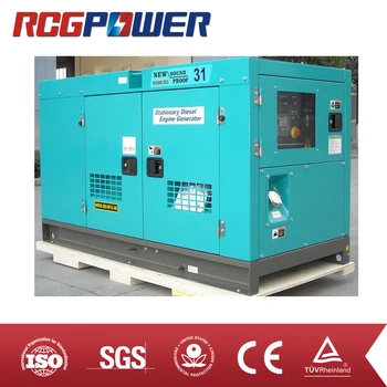 30kva 4JB1T silent diesel generator