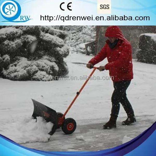 wheeled shovel get rolling on snow removal