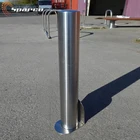 Steel Removable Bollard For Parking Lots Factory Price Parking Lot Stainless Steel Removable Bollards Metal Road Bollard For Sale