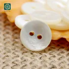 Designs Kurta Shirt Button White 18L/11mm Trocas High Quality Designs Kurta Custom Pearl Shell Button For Shirts