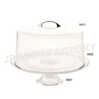 Wedding Cake 12 Inch Polycarbonate Transparent Wedding Display Round Plastic Cake Cover With Tray