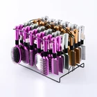 Style Set Hair Brush Set Professional Different Style 24pcs/set Plastic Massage Hairbrush Set With Iron Display Rack