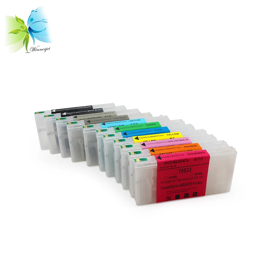 Cartucho De Tinta Rellenable Para Impresora Epson T T B Cartucho