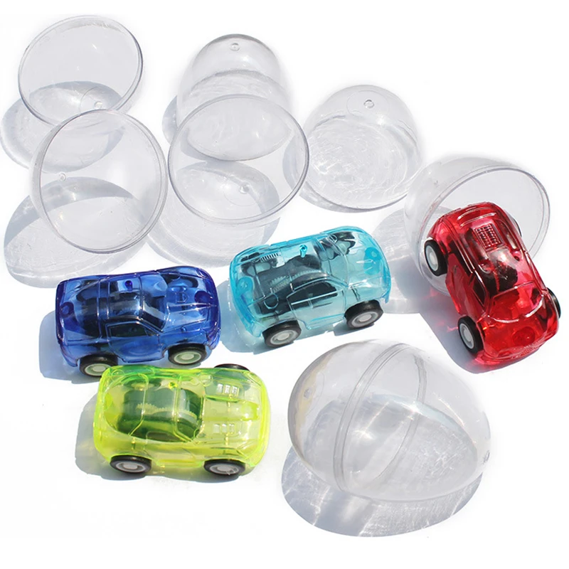 Yiwu Classic Style Plastic Capsule Mini Toy Car Diy Educational Surprise Egg for Kids Bulk Packing Wholesale Market