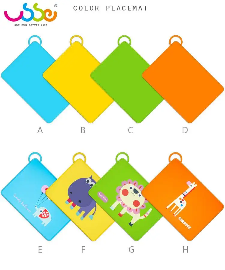 Customized Kids Silicone Placemat OEM & ODM Dinnerware Table Washable Portable Baby Placemat Wholesale Baby Placemat