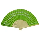 Paper Hand Fan Advertising Folding Hand Fan Promotional Custom Printed Bamboo Paper Folding Hand Fan