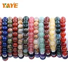 Gemstone Beads Beads Beads Bracelet Bulk Wholesale Natural Tumbled Green Aventurine Gemstone Chakra Beads Bracelet