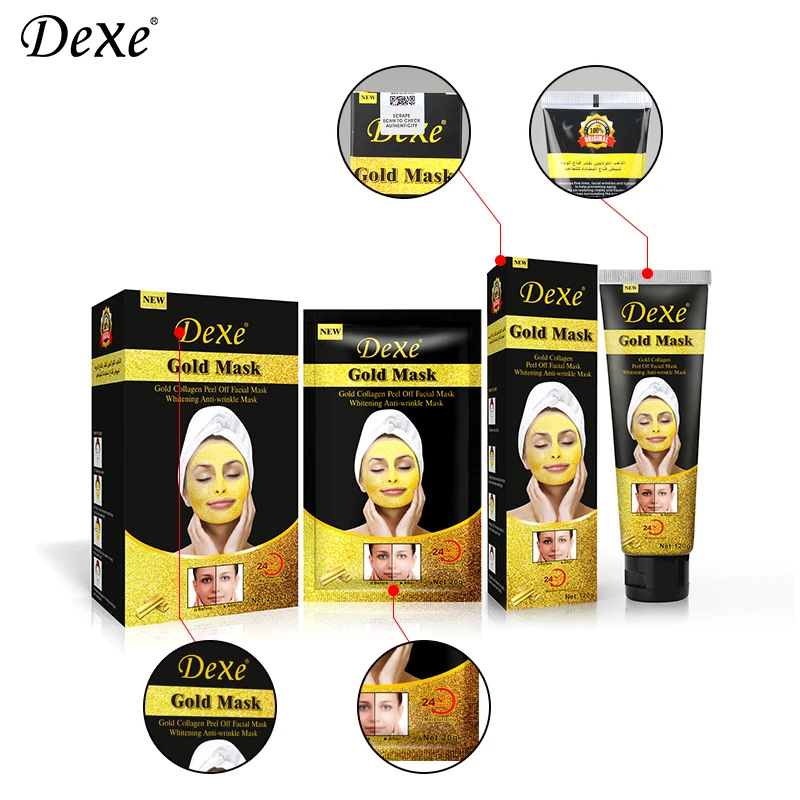 Alibaba beauty products wholesale 24k gold face mask original factory private label OEM ODM