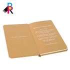 Art Journal Factory Price Wholesale Blank Hardcover Kraft Gratitude Art Journal With Round Corner