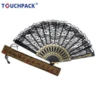 Gift Fan Promotion Gift European Style Lace Fan Hand Hold Folding Fan