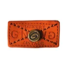 Leather Patch Jeans Label High Quality Custom Leather / Fake Leather / Pu Jeans Patch Label