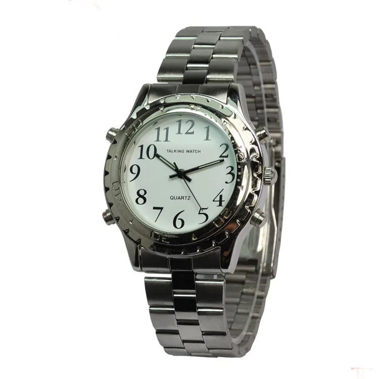 Talking watch alarm discount quartz