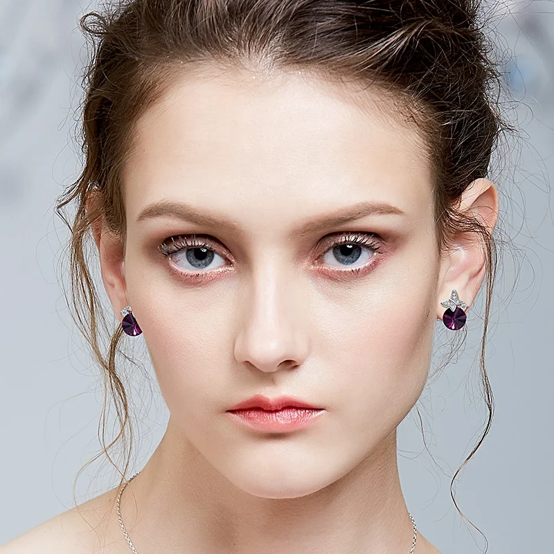925 Silver Gemstone Jewellery Ear Rings Fashion Earrings Of Jewelry