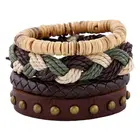 Bracelet Vintage Leather Bracelets Bracelets Woman Bracelet New 1 Set Men's Bracelet Women Vintage Multilayer Leather Bracelets Bangles Jewelry Pulsera Hombre
