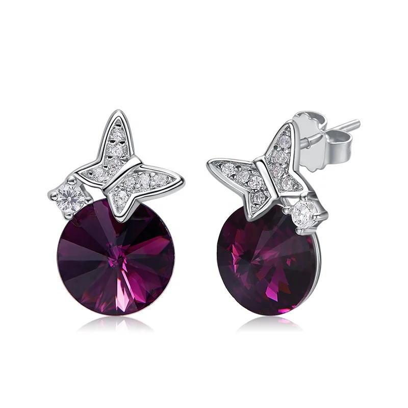 925 Silver Gemstone Jewellery Ear Rings Fashion Earrings Of Jewelry