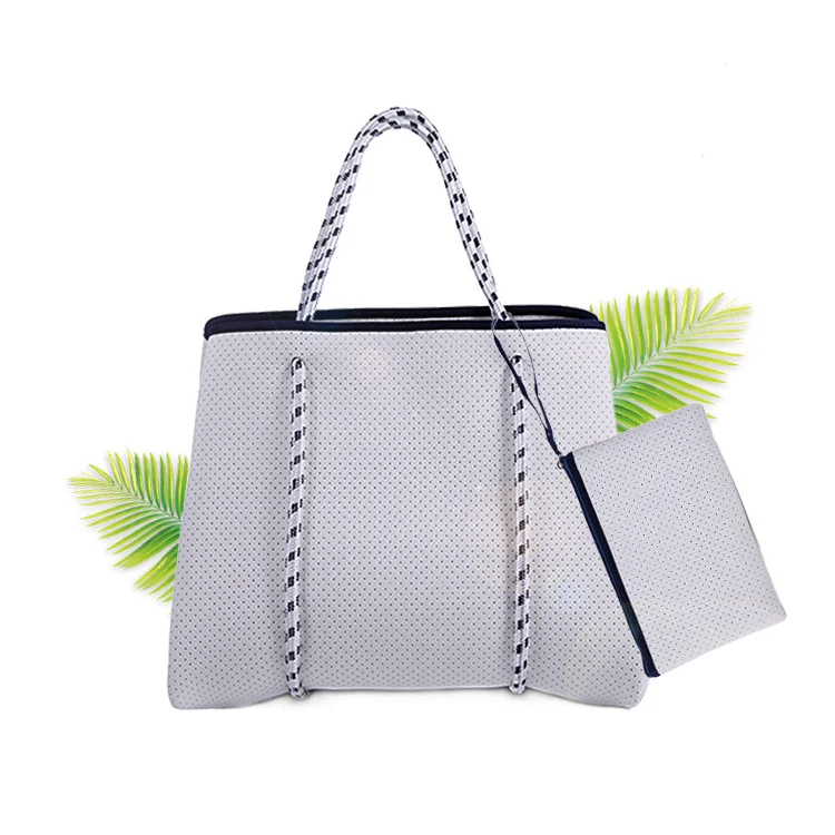 Bolso De Playa Multiusos De Neopreno Perforado,Novedad,Venta Al Por Mayor,Con  Bolsillo Interior Con Cremallera - Buy Bolso De Envío,Bolso De Playa,Bolso  De Playa Product on Alibaba.com
