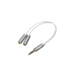 3.5mm Audio Stereo Y Splitter Aux Cable 1Male To 2 Famale 3.5mm Jack Earphone Cable