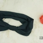 Wrap Headband Elastic BSCI Audit Factory Lycra Wide Knot Headbands Ladies Elastic Head Wrap