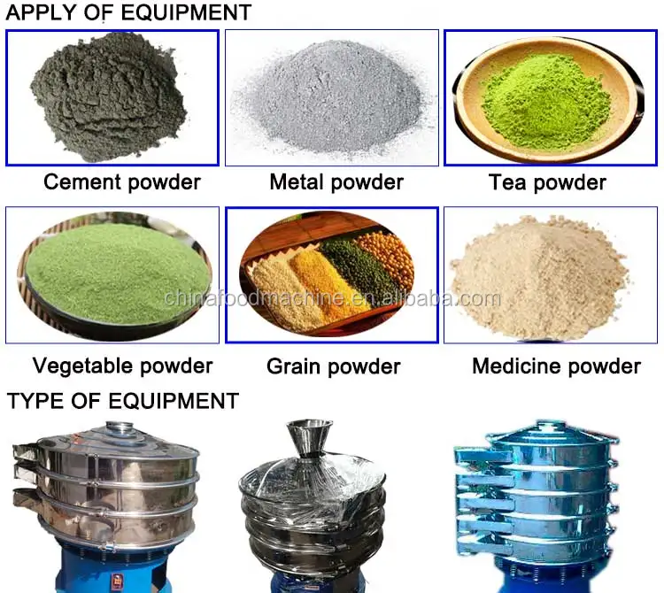 Stainless Steel Flour Sieve Machine Food Industry Vibrating Screen Sand Sieving Machine supplier
