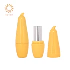 Banana Fruit Banana Yellow Banana Fruit Shape Plastic Cute Cosmetic Lipstick Packaging