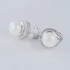 Pearl Jewelry Pearl 925 Silver Women Freshwater Bridal Pearl Set Jewelry Fresh Water Real Cultured Pearl Set