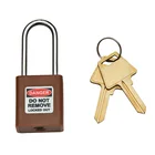 Padlock 40mm Safety Lockout 40MM Plastic Padlock Stainless Steel Shackle