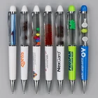 Promotional Floating Pen Plastic Promotional Pen Plastic Promotional Souvenir Gift Floating Ball Pen With 3D Floaters