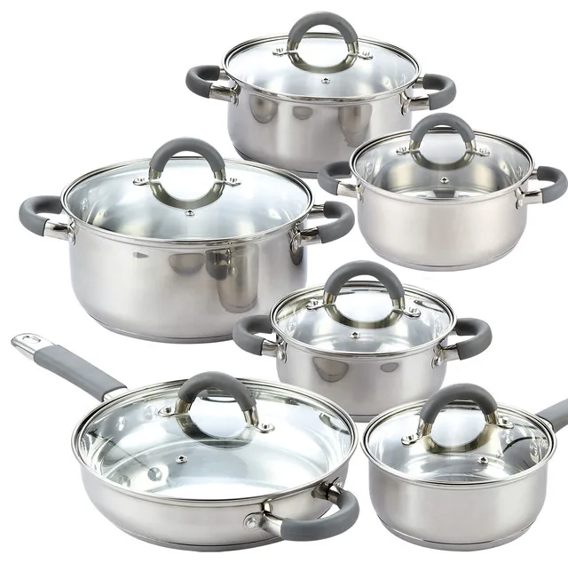 stainless steel cooking pot set