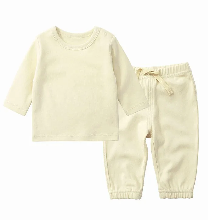 manufacturer Baby Boys & Girls Long Sleeve T-Shirt Tops And Pants Clothes Set