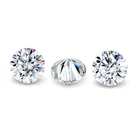 Stones Round Shape Hears And Arrows Cutting 6mm Round Shape DEF Moissanite Stones