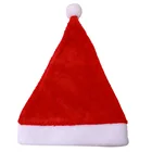 Cap Ornament Christmas Santa Hat Hot Selling Santa Claus Cap Velvet Decoration Ornament Child Hat Christmas Hat