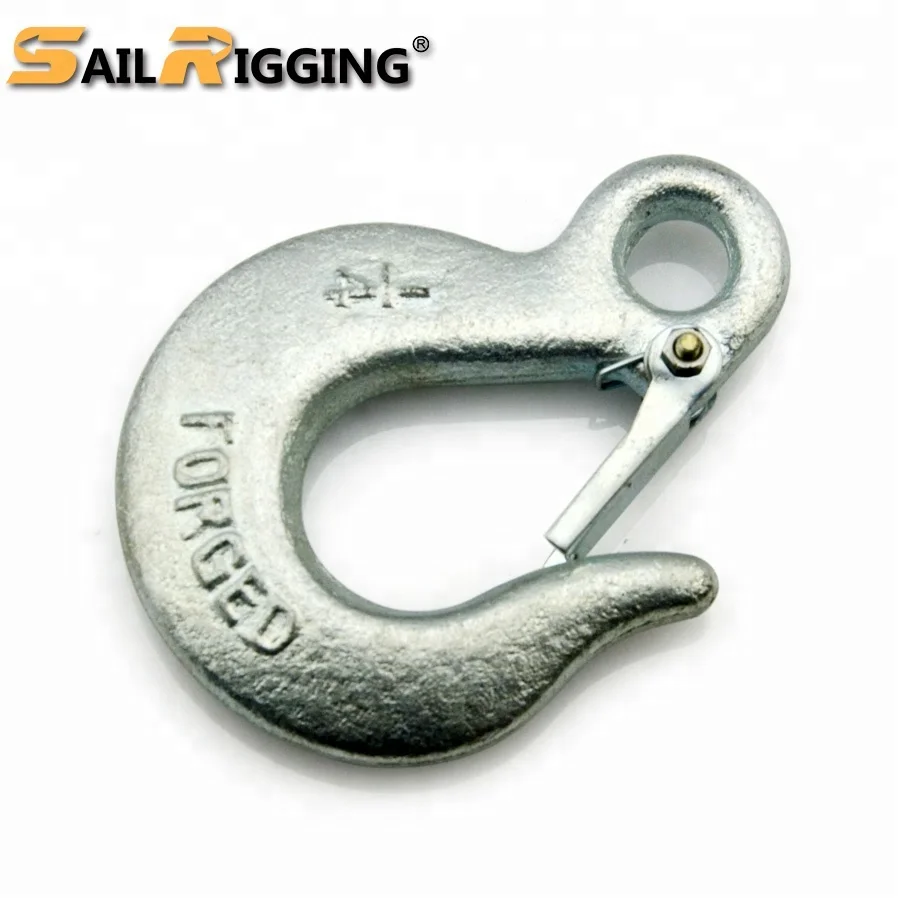 Drop Forged Us Type H324 Galvanized Lifting Carbon Steel Safety Eye Slip  Hook With Latch - Buy Galvanized Hook,H324 Slip Hook,Forged H324 Product on  Alibaba.com