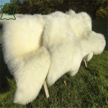 Good quality Australia pure thick fur Single sheepskin rug for living room