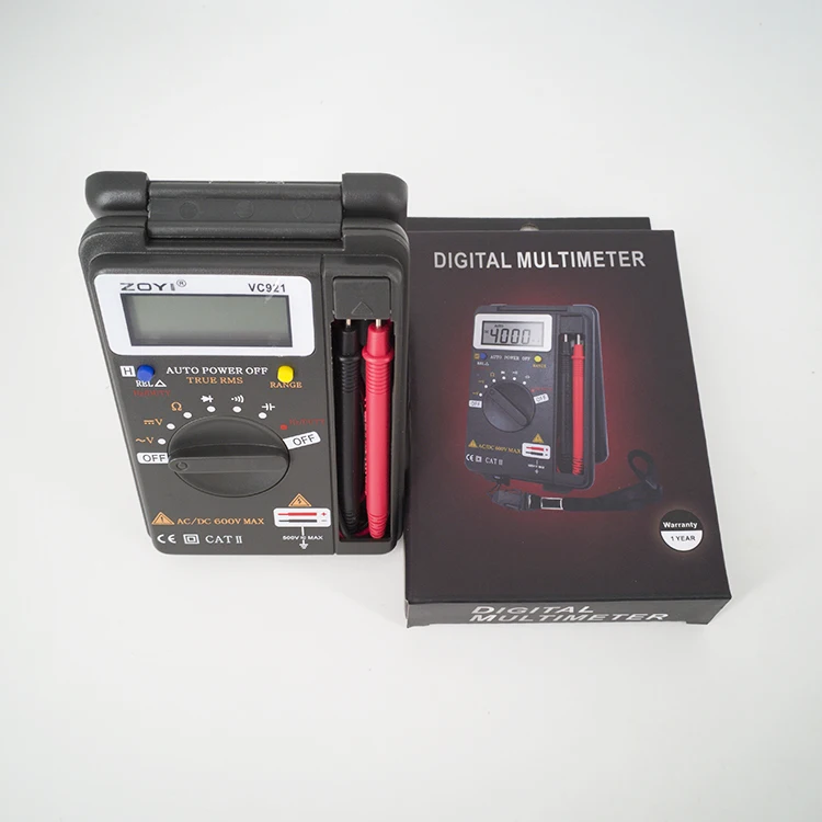 Zotek Vc Small Multi Tester Flip Clamshell Counts Lcd