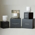 Candle Box Candle Packaging Boxes Black Luxury Paper Candle Packaging Gift Box