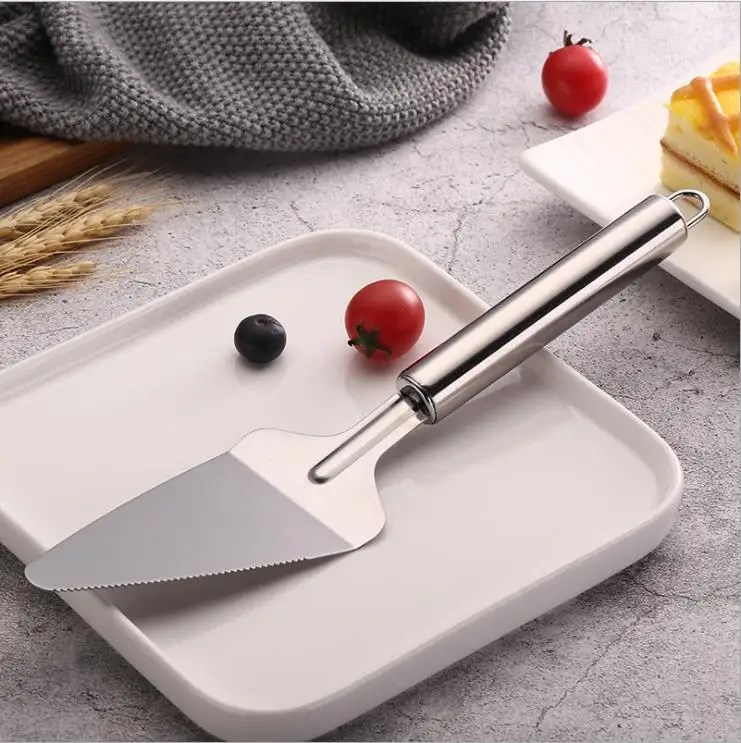 Steel Baking Cutters Cheese Server Spatula Cake Shovel Divider Knives Tools 