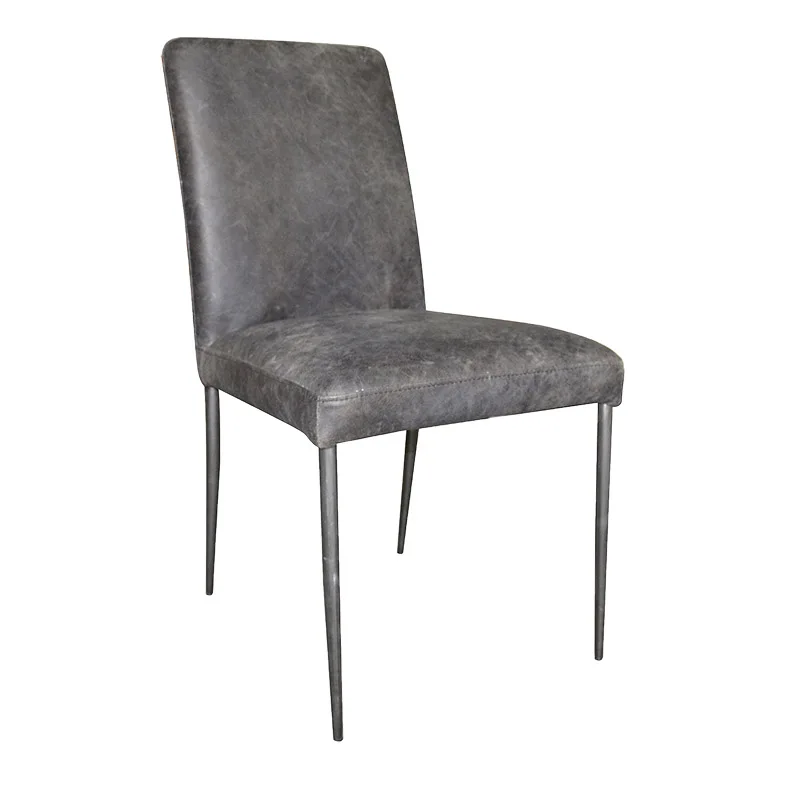 Sedie Moderne Ristorante Ferro Marrone Relax Dell'unità Di  Elaborazione/cuoio Reale Nordic Da Pranzo In Pelle Sedia Laterale - Buy Da  Pranzo Sedia Laterale,Ristorante Sala Da Pranzo Sedia Laterale,Di Ferro  Marrone Gamba Da