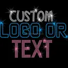 Crystal Rhinestone Crystal Wholesale Custom Logo Or Text Bling Crystal Rhinestone Heat Transfer