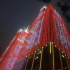 Led Outdoor Screen P100 Transparent Led Wall Display Mesh Screen Outdoor Facade Mesh Lighting