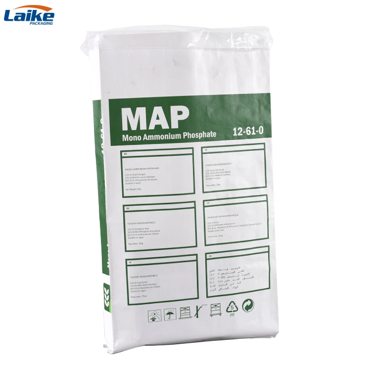 Factory Direct Sale Recycle Custom Printing Logo Pp Woven Bag Soil Packaging 15kg 20kg 25kg Organic Fertilizer Packaging Bag