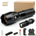 Torch Flashlight Led Flashlight Portable LED Torch Light Outdoor 1200 Lumen XML T6 Waterproof Zoomable Military Tactical Self Defensive Camping Flashlight