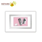 Kit Handmade Hand Moulding Kit Wooden Photo Frame Baby Handprint 3D Casting Kit Wood 3d Casting Kit
