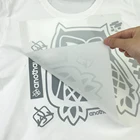 T Shirt Vinyl Print Shirt Custom Reflective Heat Transfer Vinyl Printing Label Iron On T Shirt