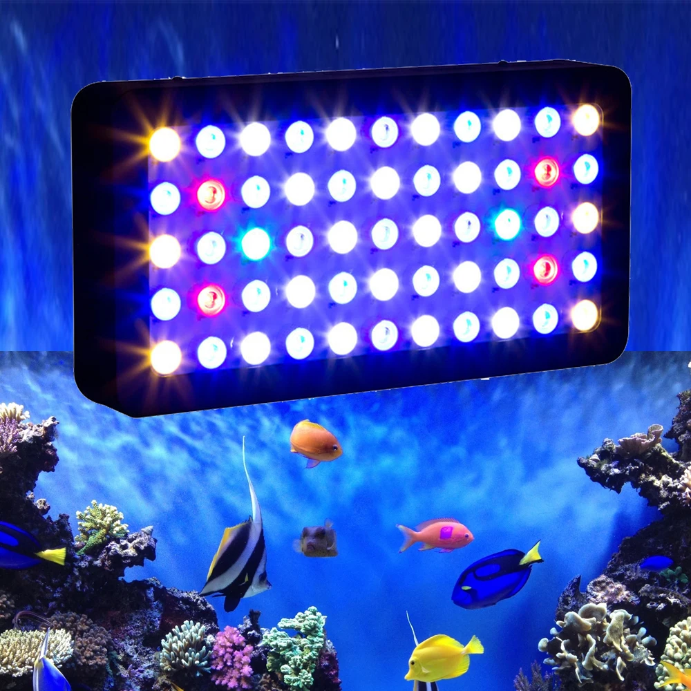 Underwater Aquarium LED Lighting Full Spectrum Reef Coral Marine Fish Tank Light 