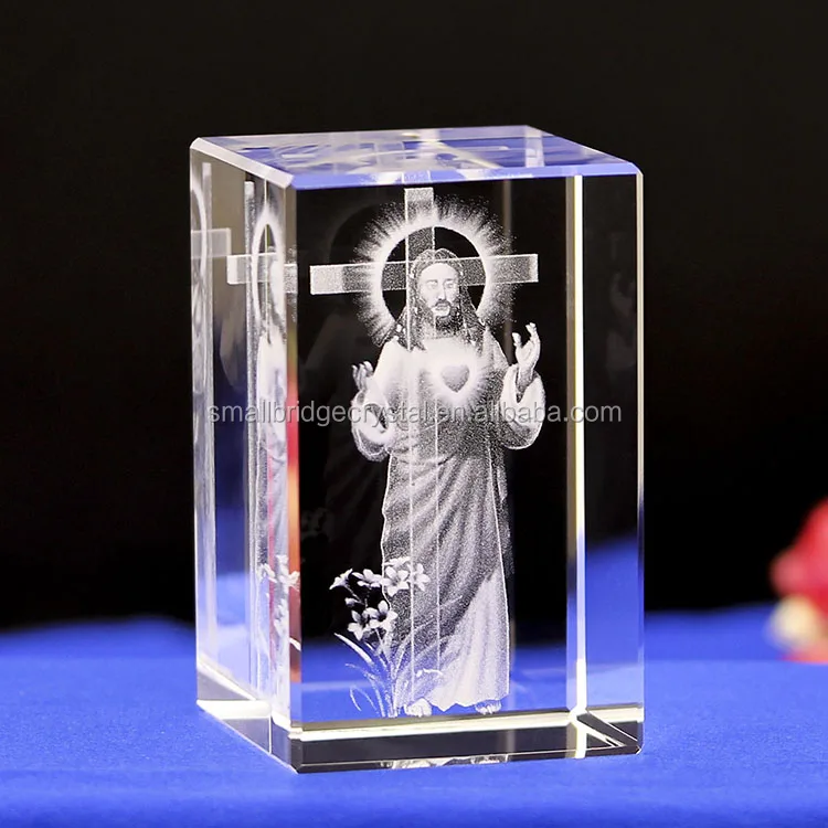 product wholesale cheaper products statues decoration supplier custom glass crystal catholic religious items-46