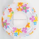 Inflatable Ring Swimming Ring Hot-selling Customized PVC 20 Inches Inflatable Flower And Octopus Hippo Animal Designer Swimming Ring For Pool