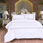 Cotton Set Sheet Set Sheet Cotton Embroidery Hotel 100% Cotton Duvet Cover Bedsheets Bedding Set Bed Sheet Fabric