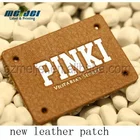 Patch Leather Patches Leather Custom Debossed Patch Jeans Leather Patches For Jacket
