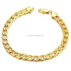 Chunky Set Jewelry Necklace Set 18k Gold Chunky Cuban Link Chain Necklace Set Wholesale Gold Chain African Jewelry 7mm